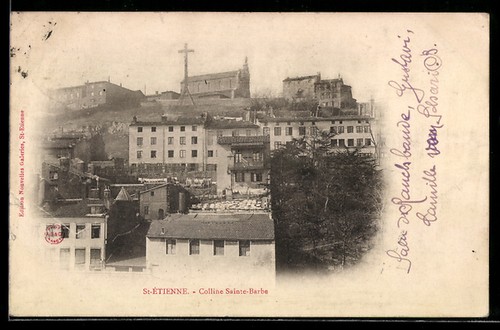 Cpa saint étienne colline - saint-Étienne,,