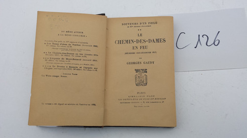 C126 livre ancien le chemin - c126/,