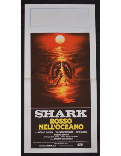 Affiche shark rouge - shark,