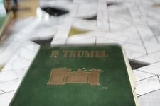 catalogue P TRUMEL NANCY STRASBOURG 1956 MACHINES OUTILS METAUX