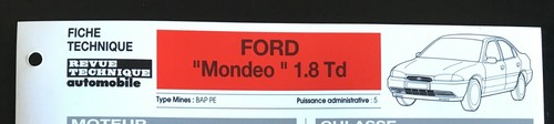 Fiche technique automobile - fiche,