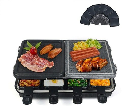 Appareil raclette grill pierre - appareil,