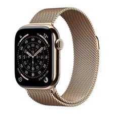 Apple Watch Series 11 GPS + Cellular - 42mm - Boîtier Gold Titanium - Bracele