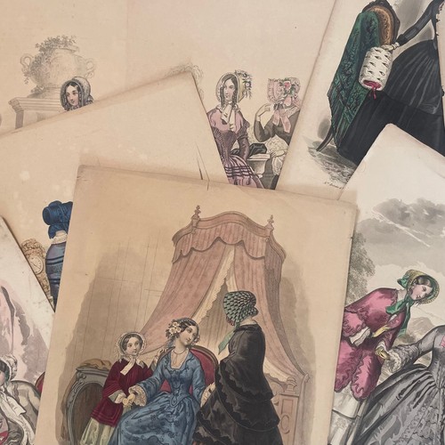 Lot gravures de - de, mode