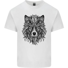 T-Shirt Mandala Tribal Loup