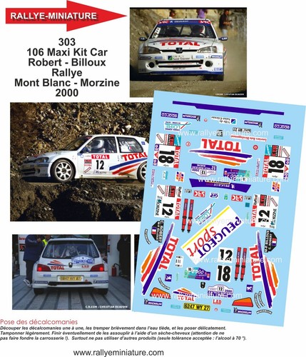 Decals ref 0303 peugeot - decals,
