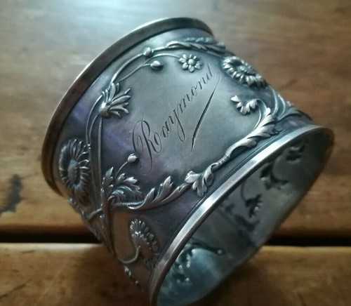 Rond serviette argent - de,