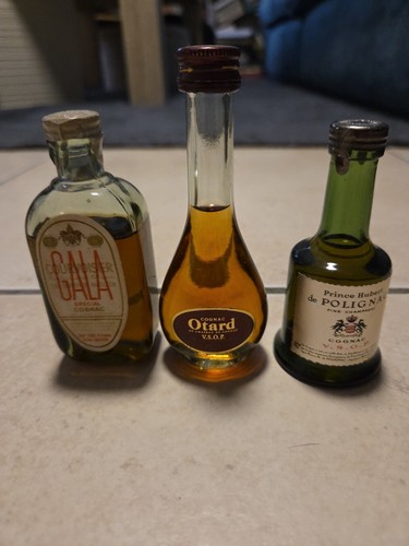 Lot mignonnettes cognac - de, 3