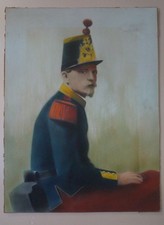 Dessin Pastel  OFFICIER