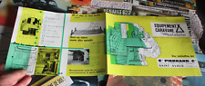 Ancien Dépliant Equipement Caravane Renault Estafette Saint Avold Camping Car