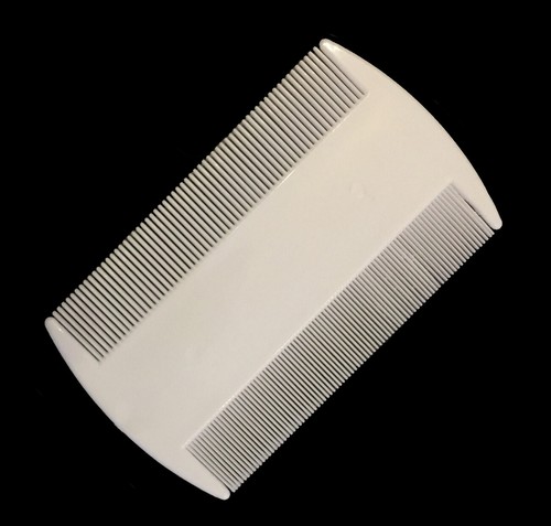 Peigne poux blanc - blanc, 9cm