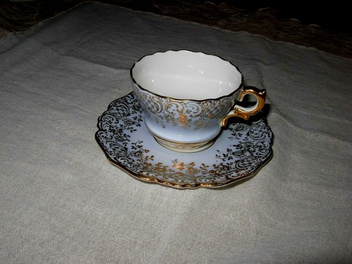 Tasse café bleue - tasse,