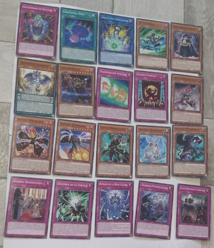 Lot cartes ho - cartes, yu-gi-ho
