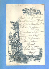 ANCIEN MENU DÉCOR CHAMPETRE /