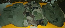 LOT DE 3 VESTES : 2 KAKI + 1  CAMOUFLEE DE L'ARMEE FRANCAISE TAILLE 96 ET 92 SOI