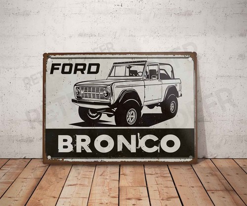 Plaque métal vintage ford