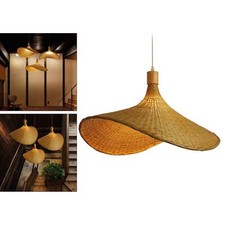 Plafonnier Rotin Chapeau