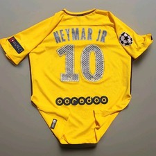 Maillot PSG 2017/18 Extérieur Neymar Jr 10 Football Champions League Patch Nike 