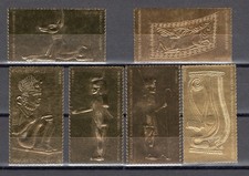 Lot timbres gold - 6,