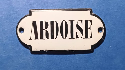 Ancienne plaque émaillée - , de