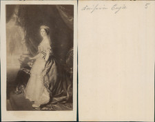 Impératrice Eugénie, tableau de Franz Xaver Winterhalter, 1853 CDV vintage album