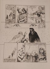 PLANCHE ORIGINALE bd durandal