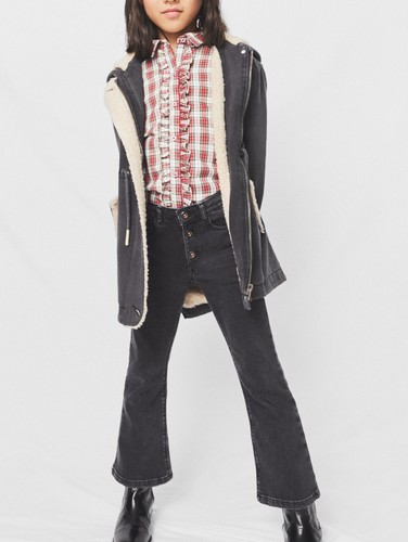 Zara kids girl faded denim - girl,