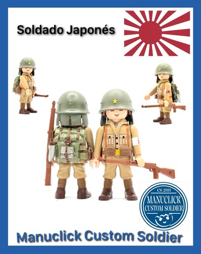Playmobil custom ww2 soldat - custom,