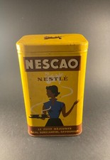 Authentique Boîte en Métal NESCAO - Année 1940