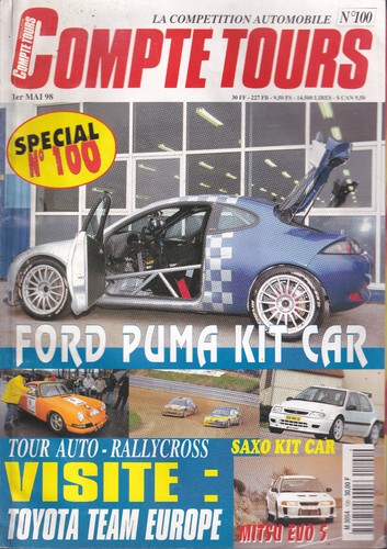 Compte tours 100 ford - tours, n°100