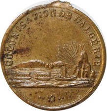 X4126 Rare Médaille Algérie