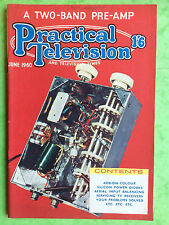 Pratique Télévision - Juin 1960 - A Deux Bandes Pré-ampli - Vintage Revue