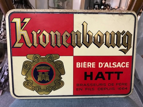 Plaque publicitaire ancienne