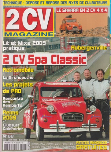 2cv magazine sahara - n°68,