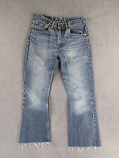 Jean Baggy Bootcut Vintage Y2K Levi's 525 W28 L32 Bleu Stonewash Streetwear Zip-