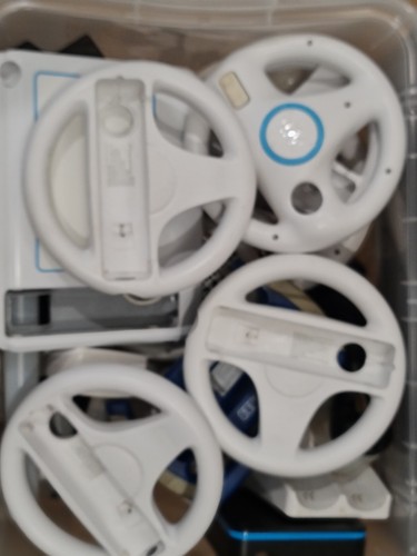 Volant officiel blanc nintendo - officiel,