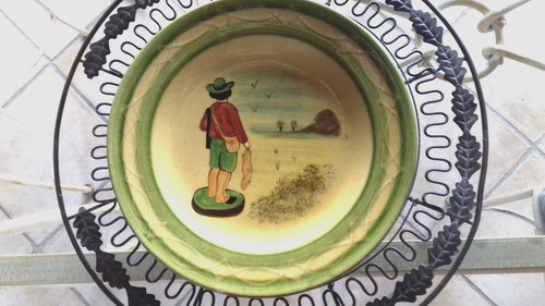 Assiette ceramique provencale - assiette,