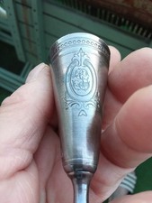 Mini Gobelet Argent Massif ( Minerve)  Style Russe Vodka