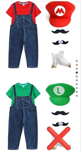 Mario luigi kids - kids, costume