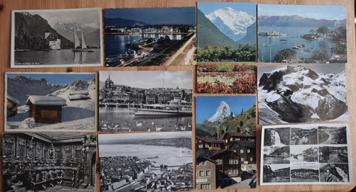 Suisse lot 24 cartes - de,