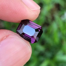 Rare Natural Spinel – Rich Purple – Octagon Cut – Unheated – 2.45 ct