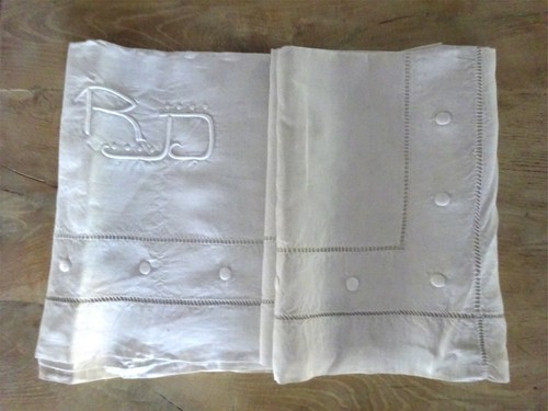 Ancien grand drap en - n°18),