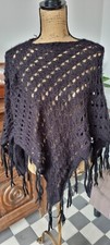 Poncho Femme M  Laine Mélangée  TBE