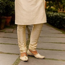 Hommes Ethnique Jutti Mariage Indien Mojari Sherwani Khoussa UK Size 7-11 Crème