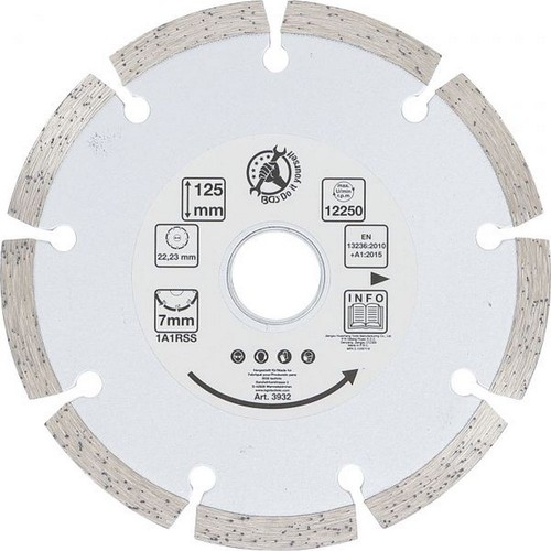 Disque ø125 diamant a - Ø125,