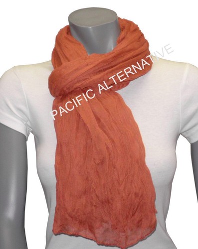 Foulard rouge orange grand - foulard,