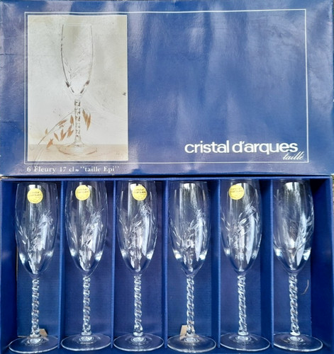 Cristal arques flûtes a - 6,
