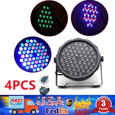 4pcs DJ Slim Par64 RGBW 54X3W