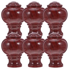  6 Pcs Embout Barre Rideaux