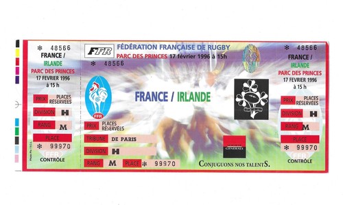 Rare ticket billet - match,